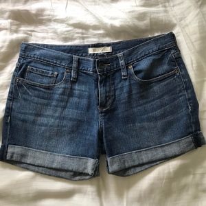 Denim Midi Shorts